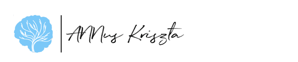 Annus Kriszta logó - black text